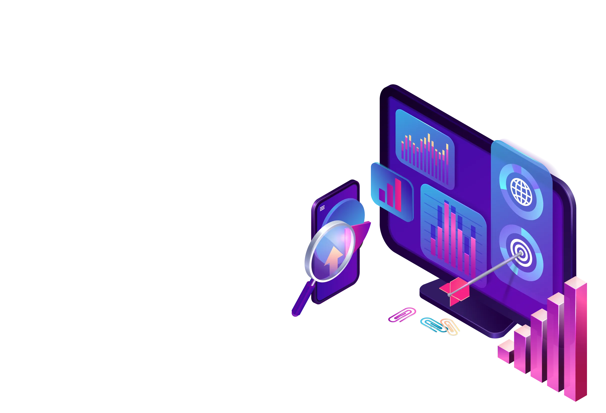 visuel pour service agence web analytics